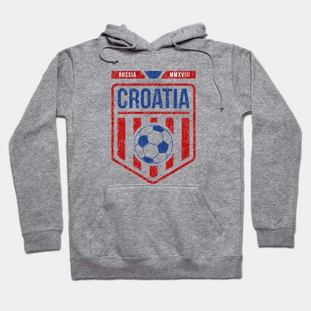 Croatia Hrvatska Soccer Football Hoodie by CR8ART